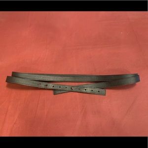 Eileen Fisher Double Wrap Black Belt Sz Large